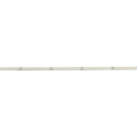 Hubbell Wiring Device-Kellems Metal PlugTrak, 15A 1 Circuit, 4 Receptacle, 6' Length, Ivory HBL20GB618IV